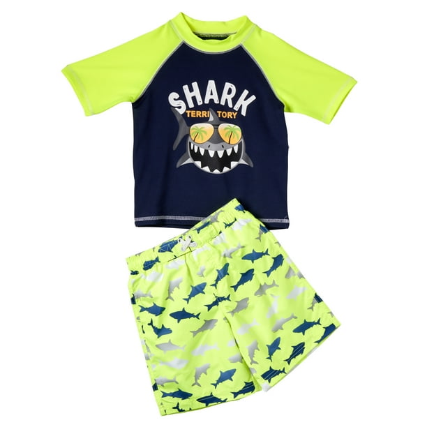 iXTREME Boys Printed Two Piece Rashguard Sets